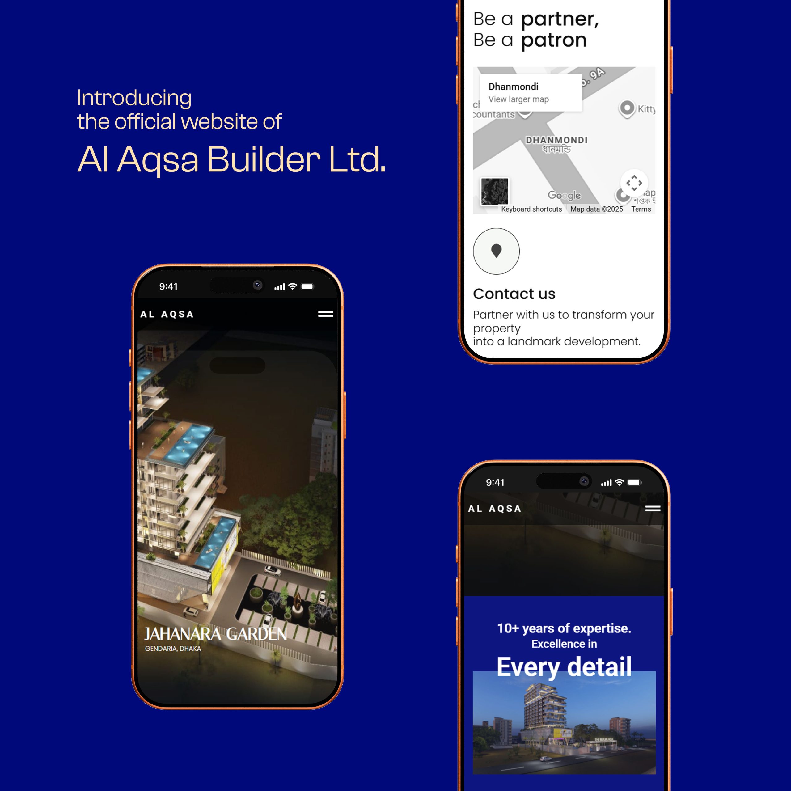 Al Aqsa Builders Website Design & Development
