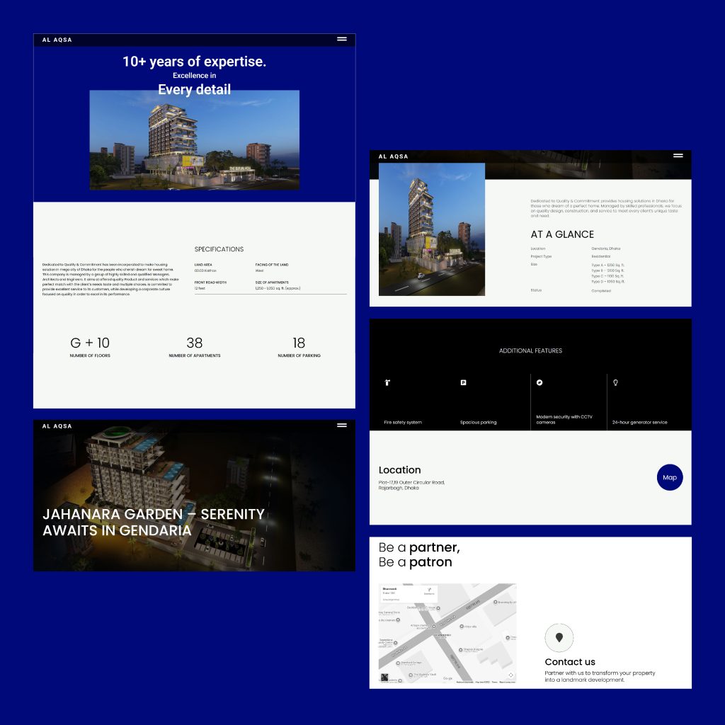 Al Aqsa Builders Website Design & Development